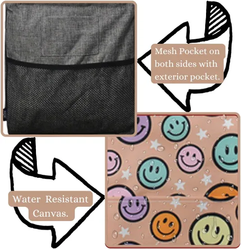 Miniatura 258 de NGIL Bolsa de comestibles reutilizable extra grande plegable de gran tamaño para comestibles, almacenamiento, picnic, playa, Bronco-negro occidental