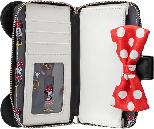 Miniatura 4 de Loungefly Cartera Disney cartera con orejas de lazo de Minnie Mouse, exclusiva de Tienda