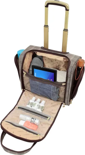 Miniatura 10 de LONDON FOG Brentwood II - Juego de 4 piezas con bolsa de asiento capuchino Capuccino London Fog Brentwood II - Juego de 4 piezas con bolsa debajo