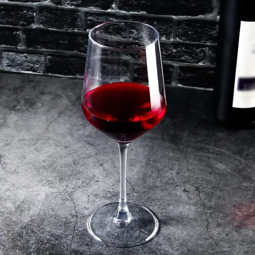 Miniatura 5 de YANGNAY Copas de vino (Juego de 8, 17 Oz), Copas de vino transparentes para vino tinto, Borde liso, Aptas para lavavajillas