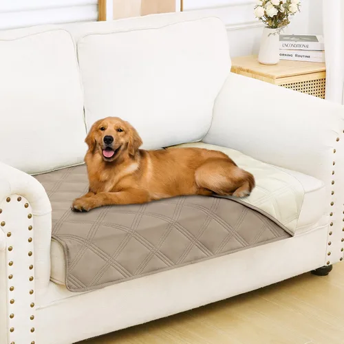 Miniatura 147 de Smiry Funda Impermeable para Cama de Perro, Manta Suave Reversible para Mascotas, Lavable a Prueba de Fugas para Gatos y Perros, Funda para Sofá
