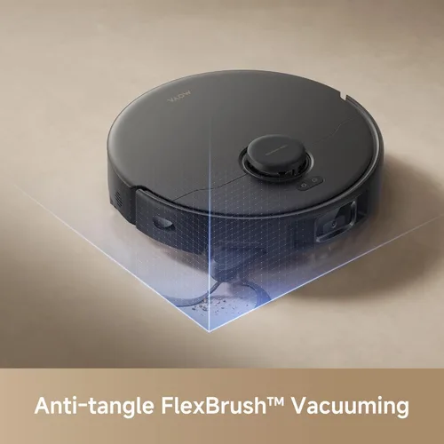 Miniatura 5 de Mova E30 Pro Plus Robot Aspirador, 19000Pa de succión, cepillo DuoRoller anti-enredos, autovaciado de 90 días sin manos, cepillo lateral extensible