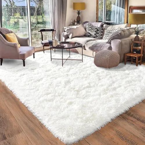 Miniatura 30 de Alfombras de Pasillo para Dormitorio 2x6 pies Alfombras de Pasillo para Pasillos Antideslizantes Suaves de Pelo Largo Alfombra de Cabecera, Alfombra