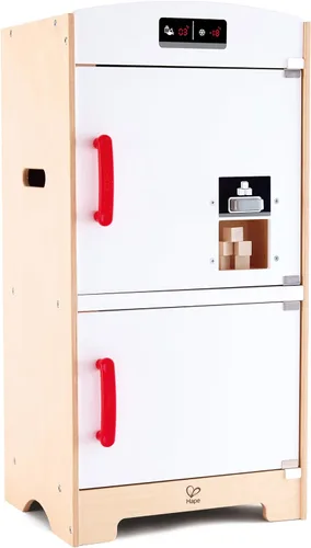 Miniatura 8 de Hape, Parrilla para barbacoa de juguete con set de comida de juguete para cocinar brochetas de madera con accesorios