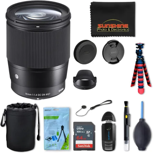 Miniatura 14 de Sigma Lente contemporánea de 16 mm f/1.4 DC DN para Sony E (402965) Negro