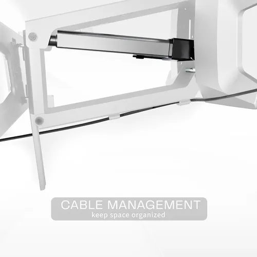 Miniatura 9 de VIVO Soporte motorizado para TV de chimenea de pared para pantallas de 37 a 70 pulgadas hasta 77 libras, soporte de repisa de chimenea eléctrico