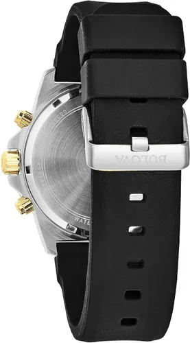 Miniatura 3 de Bulova Men's Marine Star 'Series A' Chronograph Quartz Watch, Luminous Markers, Rotating Dial, 100M Water Resistant, 44mm