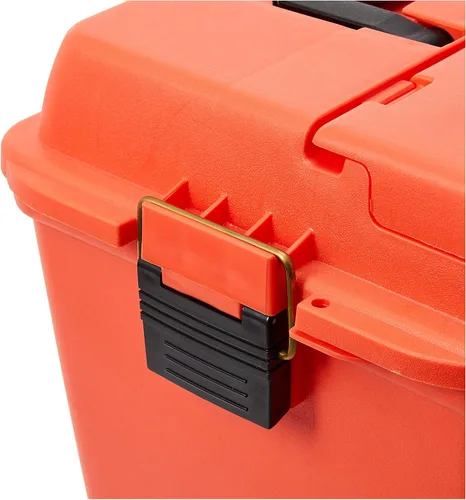 Miniatura 4 de Plano Caja de almacenamiento en seco extra grande con bandeja naranja