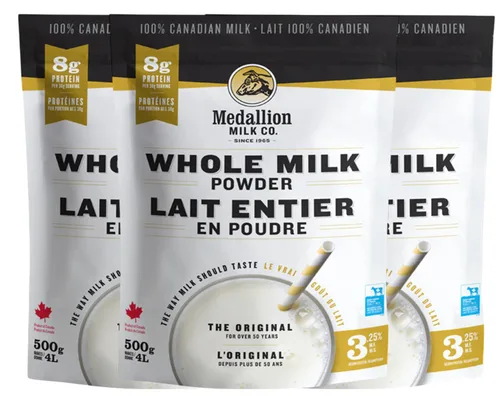 Miniatura 8 de Medallion Marca de leche entera en polvo 17.64 oz (1 bolsa)