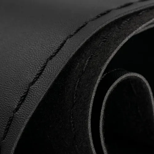 Miniatura 5 de AUTOXBERT Funda de cuero de microfibra para volante de automóvil, de estilo deportivo, cosido a mano, para automóviles, SUV, camiones y automóviles