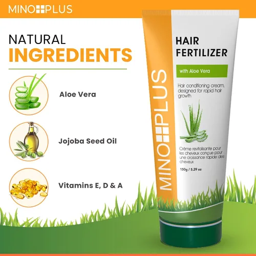 Miniatura 3 de Fertilizante orgánico para el cabello 5.29 oz - Formulado para prevenir la pérdida de cabello, con aceite de zanahoria