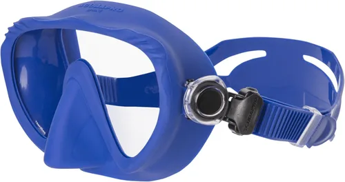 Miniatura 3 de SCUBAPRO Máscara de buceo fantasma, diseño sin marco de bajo volumen con lente única ultra transparente, falda de silicona y hebillas de correa