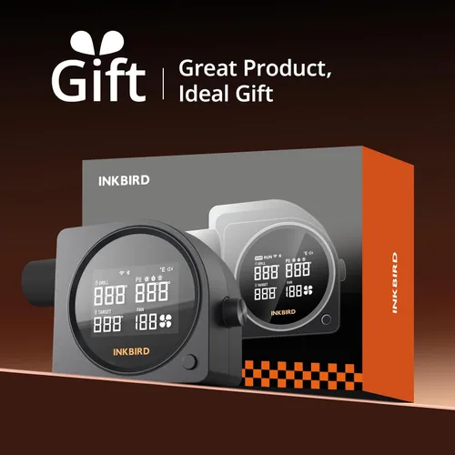 Miniatura 9 de Controlador de temperatura para barbacoa 5G Wi-Fi y Bluetooth INKBIRD, ventilador automático para ahumador con pantalla LCD para parrilla