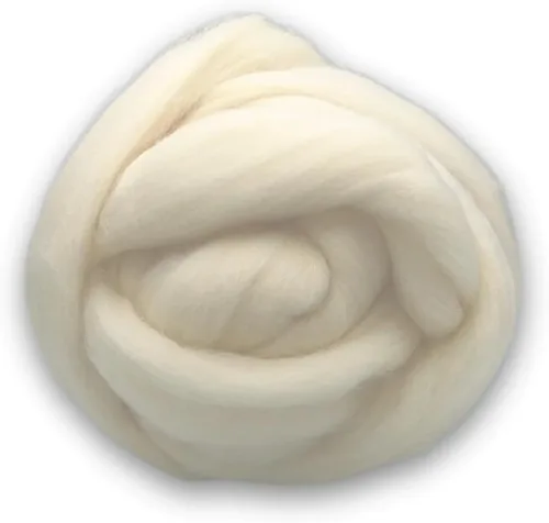 Revolution Fibers Corriedale Wool Roving 1 lb (16 onzas) para hilar, hilo suave y grueso jumbo para manta de tejer con brazos, hilo de lana 100%