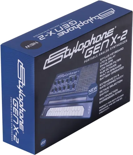 Miniatura 4 de Stylophone GENX-2 Sintetizador Analógico Portátil con Altavoz Incorporado, LFO, Filtro, Retraso Analógico y Salida CV/Gate Teclado Sintetizador