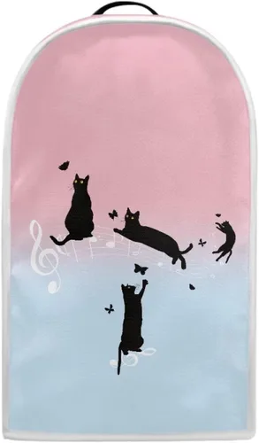 Miniatura 2 de doginthehole Cubierta antipolvo para licuadora de gatos negros, cubierta para electrodomésticos, resistente al polvo, con mango superior