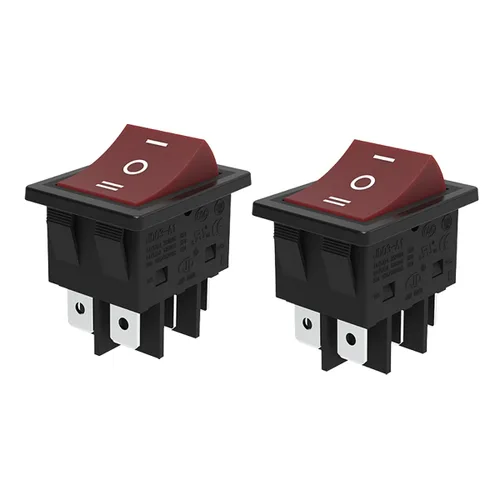 Miniatura 7 de lcocove JD IP65 - Interruptor de cable en línea impermeable 125/250 V, 30 A, 4 pines, 2 posiciones de encendido y apagado, interruptor de botón