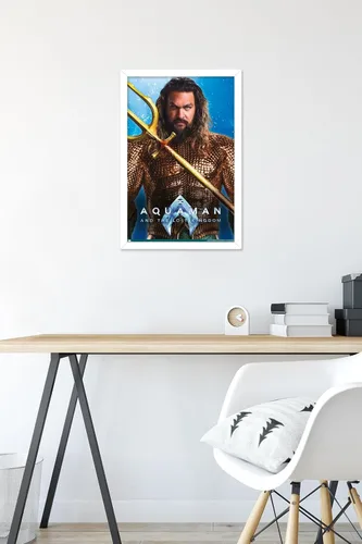 Miniatura 6 de Trends International DC Comics Movie Aquaman y el Reino Perdido - Póster de pared Aquaman de 22.4 pulgadas de largo x 14.7 pulgadas de ancho