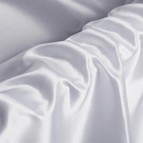 Miniatura 12 de 1 yarda de 63 pulgadas de ancho negro sedoso 100% poliéster, tela de satén para bodas, decoración, fiesta, moda, ropa, manualidades, costura