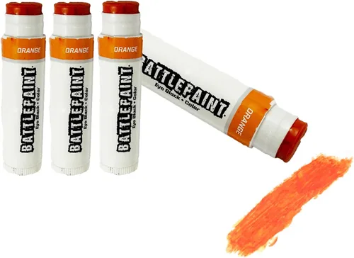 Miniatura 28 de EyeBlack BattlePaint - Grasa negra para debajo de los ojos de colores brillantes para atletas profesionales y súper fanáticos, béisbol, softbol
