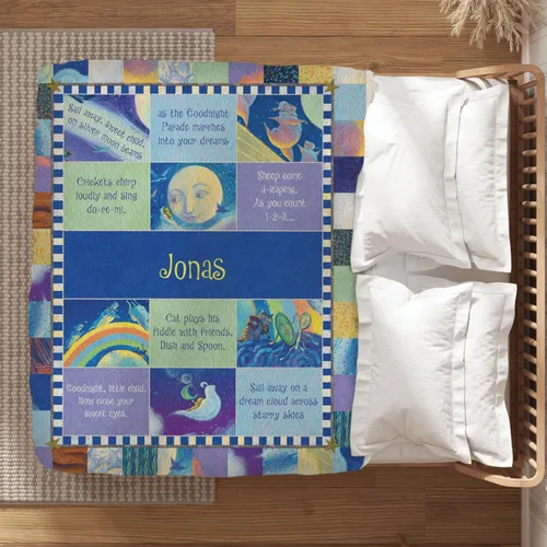 Miniatura 3 de I See Me! Manta personalizada, manta con nombre, regalo de bautizo, regalo de bautismo, manta acolchada personalizada para bebé, recién nacido