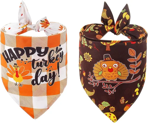 Miniatura 16 de ADOGGYGO Bandana de Navidad para perros, bufanda para mascotas, babero, pañuelo, tela premium duradera, varios tamaños disponibles, disfraces