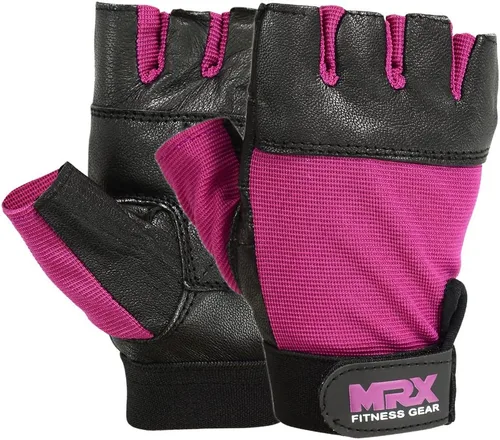 Miniatura 2 de MRX - Guantes de cuero para levantamiento de pesas para mujer