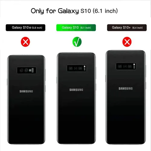 Miniatura 2 de Funda para Galaxy S10, delgada, a prueba de golpes, transparente, suave, flexible, TPU floral, funda protectora para Samsung Galaxy S 10 (2019)