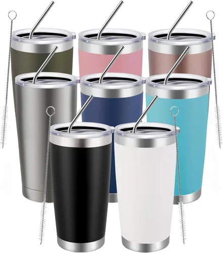 Miniatura 53 de MEWAY - Vaso de 20 onzas para café Azul marino