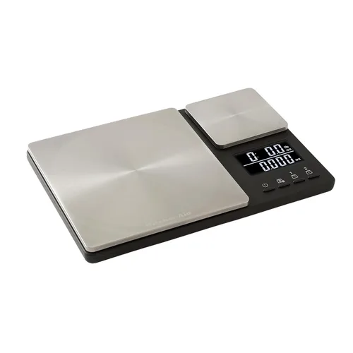 Miniatura 8 de KitchenAid KQ909 Báscula digital de cocina y alimentos de doble plataforma, capacidad de 11 libras y capacidad de precisión de 16 onzas, color negro