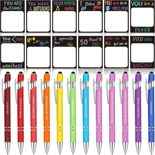 Miniatura 11 de Geyee 24 notas adhesivas divertidas para enfermeras con divertidos bolígrafos de 3 x 4 pulgadas, bloc de notas con refranes para compañeros