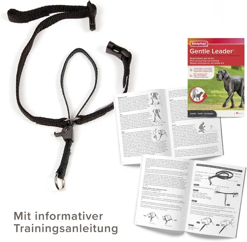 Miniatura 6 de Beaphar Gentle Leader L - Collar para cabeza de perro, 1 pieza, tela, entrenamiento amable y eficaz, sin tirones ni asfixia, razas grandes