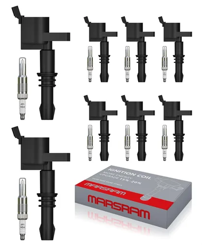 Miniatura 28 de Marsram Paquete de bobinas de encendido UF247 y bujía de iridio doble 4503 compatible con Toyota 2000-2008 Corolla 2000-2005 MR2 Spyder Celica