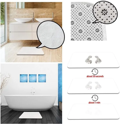 Miniatura 5 de GCTNBJL Juego de 3 alfombrillas de baño de Feliz Navidad, muñeco de nieve, copo de nieve, ramas, árbol, corazón, invierno, vacaciones, rústico