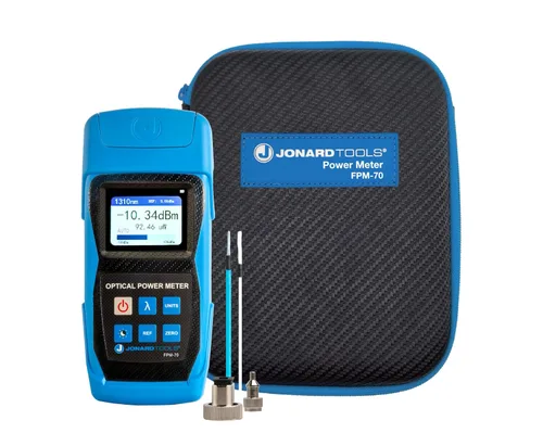 Miniatura 13 de Jonard Tools PON-55 Medidor de Potencia de Red Óptica Pasiva (-35 a +15 dBm) para BPON/EPON/GPON, Versión APC