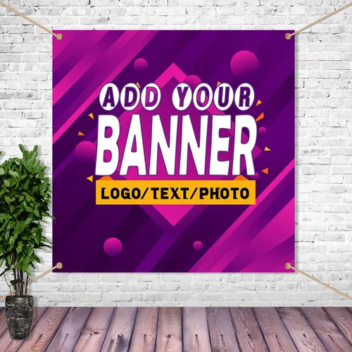 Miniatura 10 de Pancartas y letreros personalizados Pancarta personalizada con foto/texto personalizado Personalice pancartas para fiestas, negocios, cumpleaños al