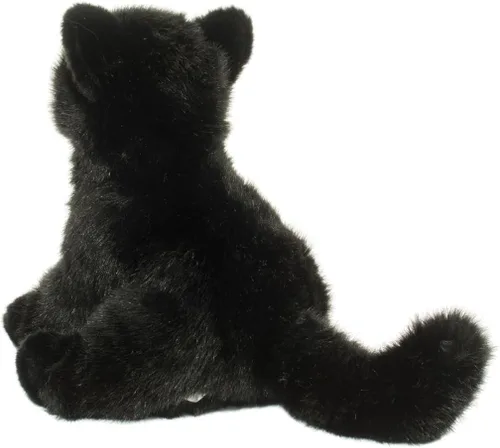 Miniatura 3 de Douglas Salem - Peluche de gato negro, 9 pulgadas de alto sentado