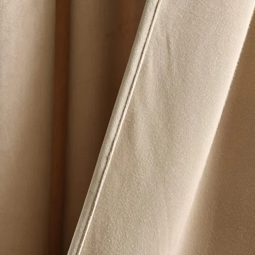 Miniatura 6 de Lush Decor Prima Velvet - Par de paneles de cortinas para ventana con pestaña trasera y bolsillo para cortinero, 84 pulgadas de largo x 54 pulgadas