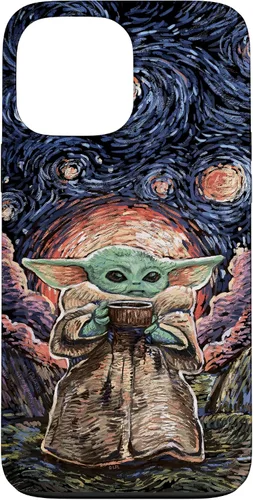 Miniatura 24 de Star Wars: The Mandalorian The Child Starry Night Style - Carcasa para iPhone 17