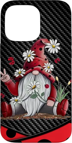 Miniatura 21 de Red Gnome Hippie Daisy Flowers Gnome Ladybugs - Christmas Case for iPhone 17