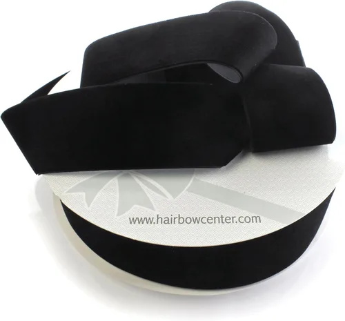 Miniatura 21 de Cinta de terciopelo de 2 pulgadas de un solo lado, suave felpa de lujo, ribete para manualidades para lazos para el cabello, costura, envoltura