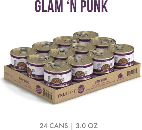 Miniatura 2 de Comida enlatada sabor cordero y pato TruLuxe Glam 'n Punk marca Weruva (24 unidades de 3 onzas cada una)