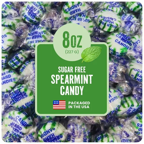 Miniatura 11 de Cambie Caramelos duros sin azúcar, 1 libra de caramelo sin azúcar envueltos individualmente, canela
