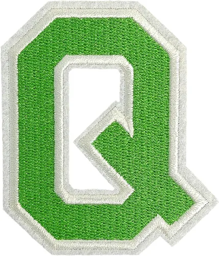 Miniatura 55 de 3 parches de letras termo-adhesivas de 3.14 pulgadas, parche de letras bordadas completo, letras del alfabeto de hierro A-Z, parches para coser