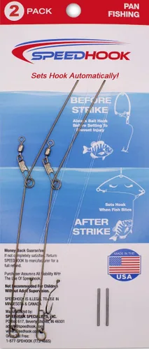 Miniatura 9 de Gancho de pesca cargado por resorte, hecho con forma de alambre aliviado de estrés de acero inoxidable, establece automáticamente el gancho