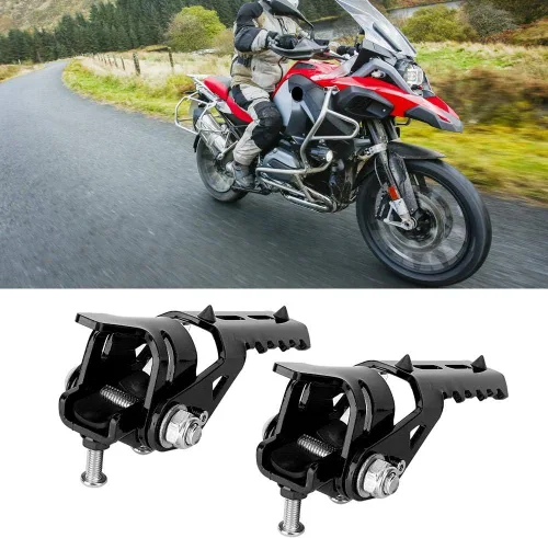 Miniatura 7 de Reposapiés delantero para motocicleta, accesorios para BMW R1200GS 2013-2017 (negro)