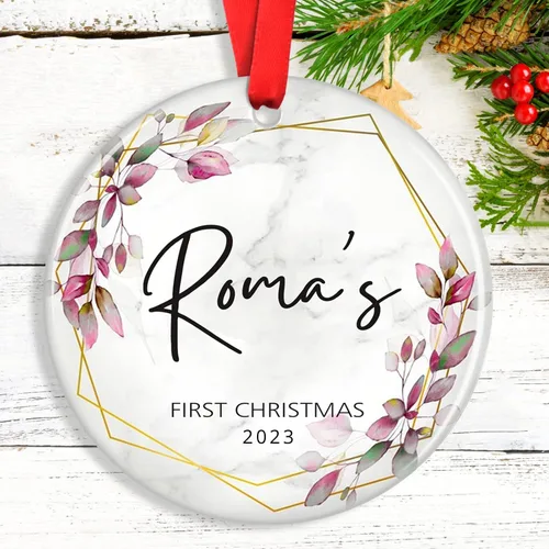 Miniatura 23 de Adornos de Navidad personalizados para camión volquete, adorno personalizado para bebé, adornos para árbol de Navidad para niños, adornos de camión