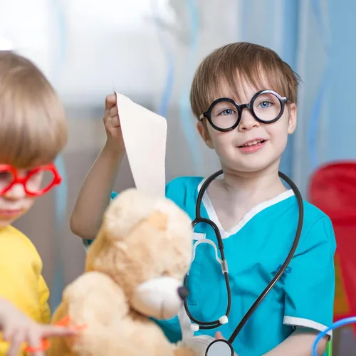 Miniatura 6 de Leitee Estetoscopio desechable para niños, 50 unidades, estetoscopio de trabajo real, a granel para escuela, carrera, día, enfermera, aula, juguete
