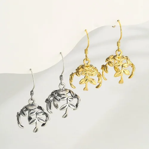 Miniatura 5 de Aretes de gancho de plata de ley 925 para fabricación de joyas de perlas, montaje de aretes colgantes para ajuste de camafeo de perlas, búsqueda