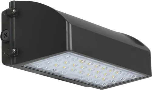 Paquete de luz LED de corte completo de 45 W (300 W equivalente), 5000 K 120-277 V IP65 luz de inundación regulable para exteriores, para